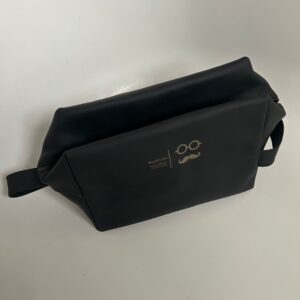 WoolfBlades leather toilet bag Black (l) - Image 3